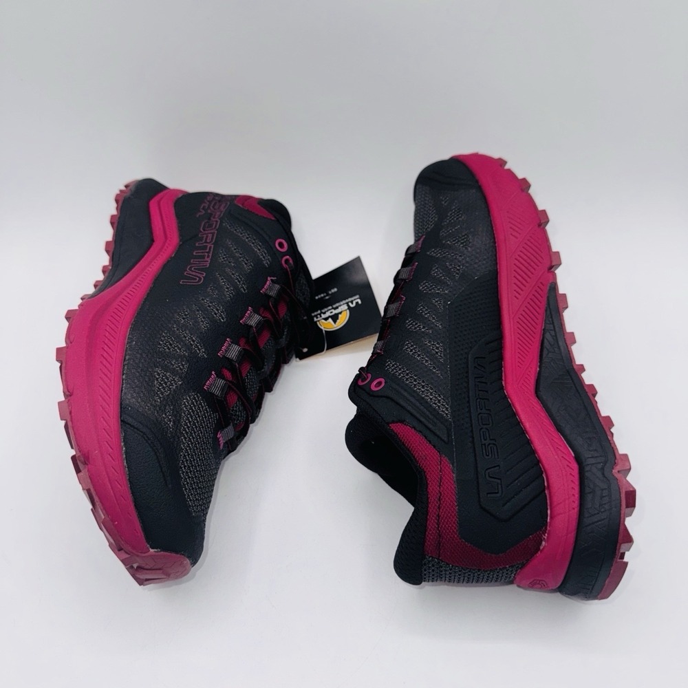 La Sportiva Karacal Trail Running Sneakers Women's Size 7 Black Pink Ortholite - Picture 14 of 16
